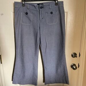 American Eagle wide leg crop pants; size 14
